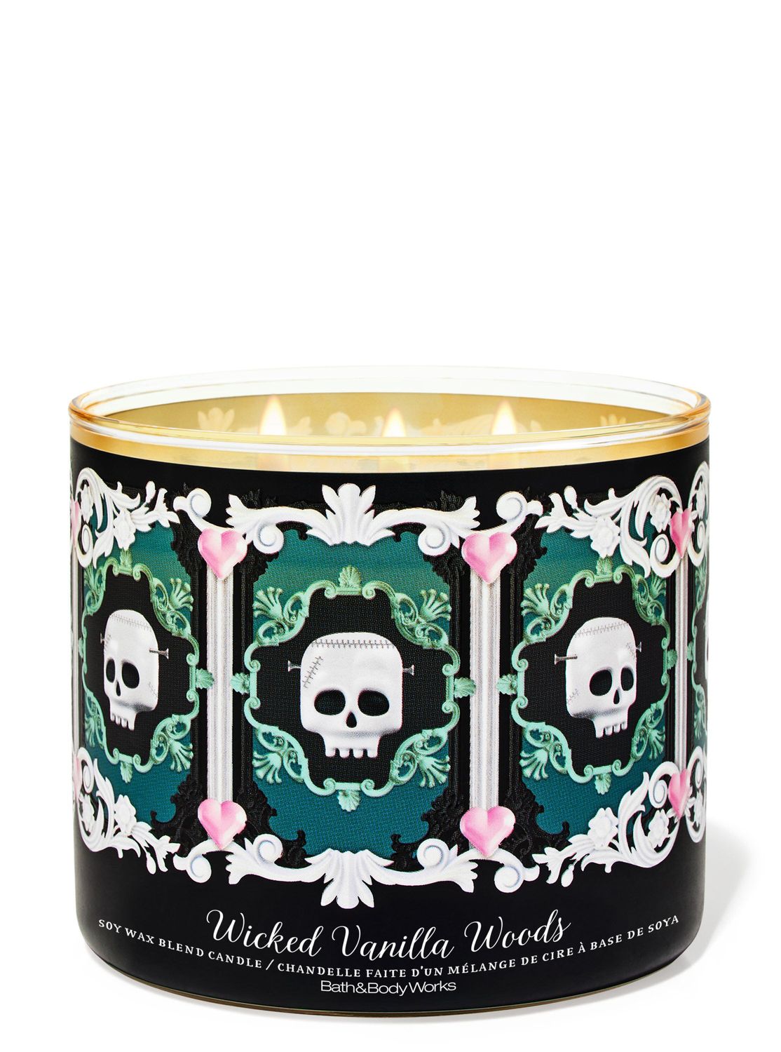 WICKED VANILLA WOODS 3WICK CANDLE INTRANSITB14