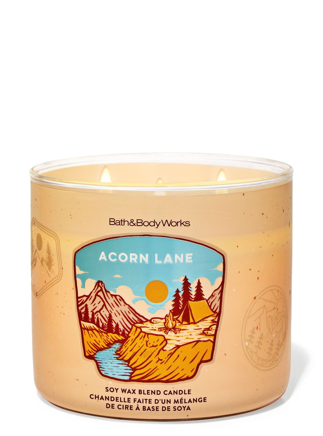 ACORN LANE 3WICK CANDLE INTRANSITB14