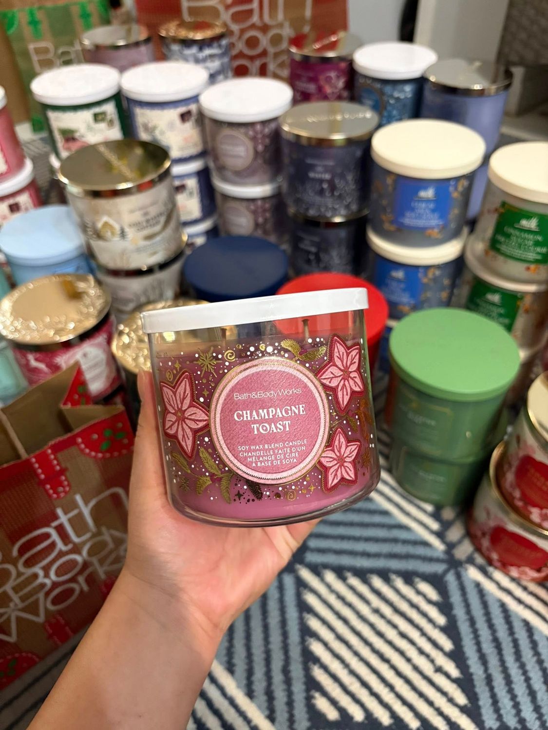 CHAMPAGNE TOAST 3WICKS INTRANSIT B14