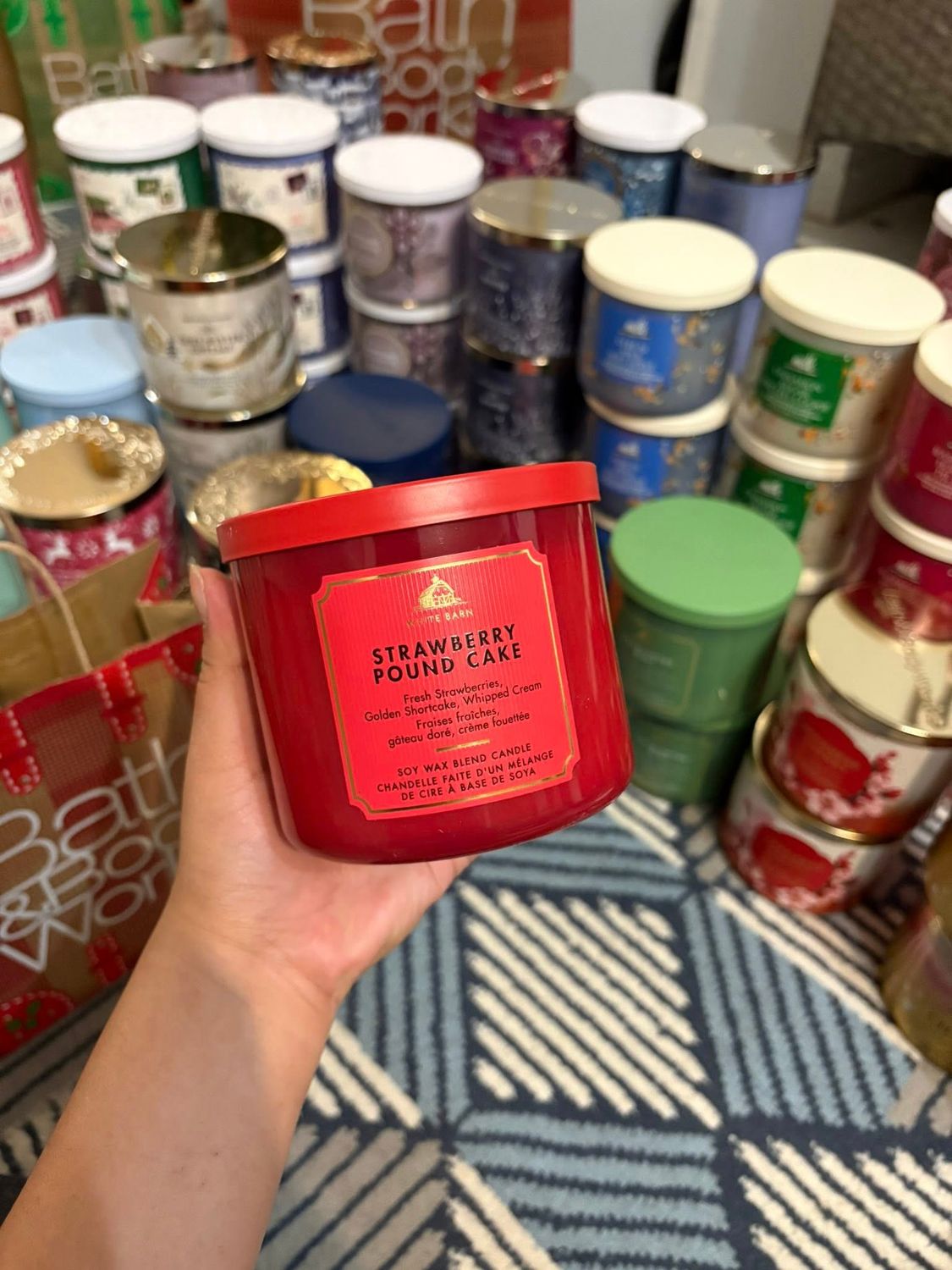 STRAWBERRY POUND CAKE 3WICKS INTRANSIT B14