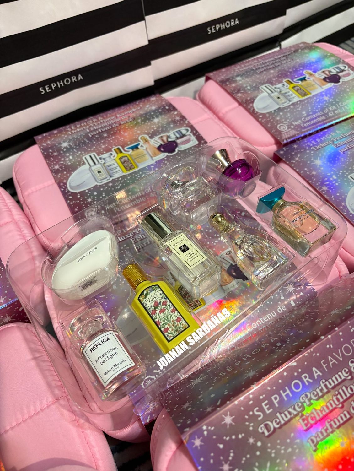 SEPHORA SAMPLER SET 8PCS INTRANSIT B14 with paperbag