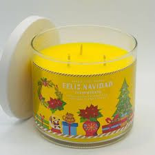 FELIZ NAVIDAD CHAMPURADO 3 WICK CANDLE