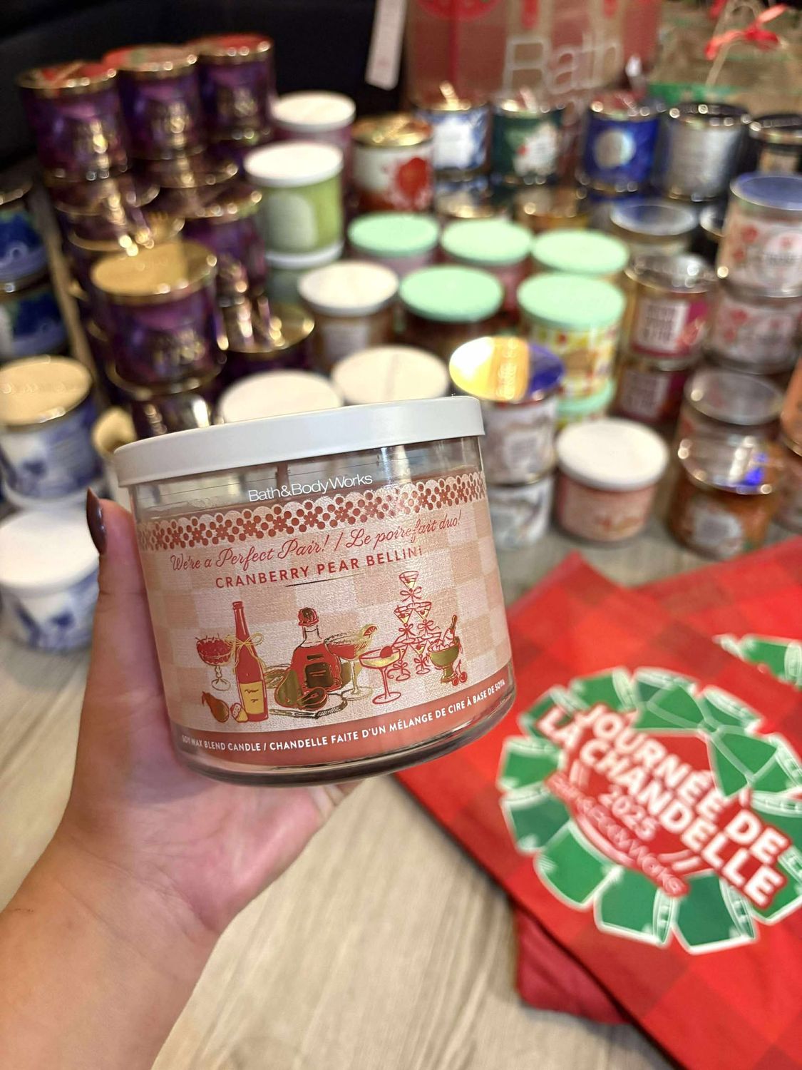 CRANBERRY PEAR BELLINI 3WCANDLE PRE-ORDER B16