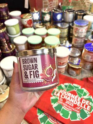 BROWN SUGAR &amp; FIG 3WCANDLE ONHAND