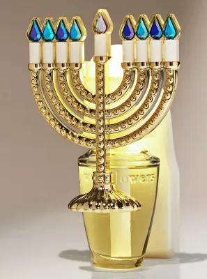MENORAH BLUE CANDLE WALLFLOWER PLUG ONHAND