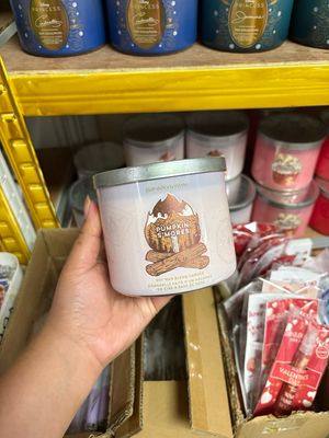 PUMPKIN SMORES 3WICKS CANDLE ONHAND