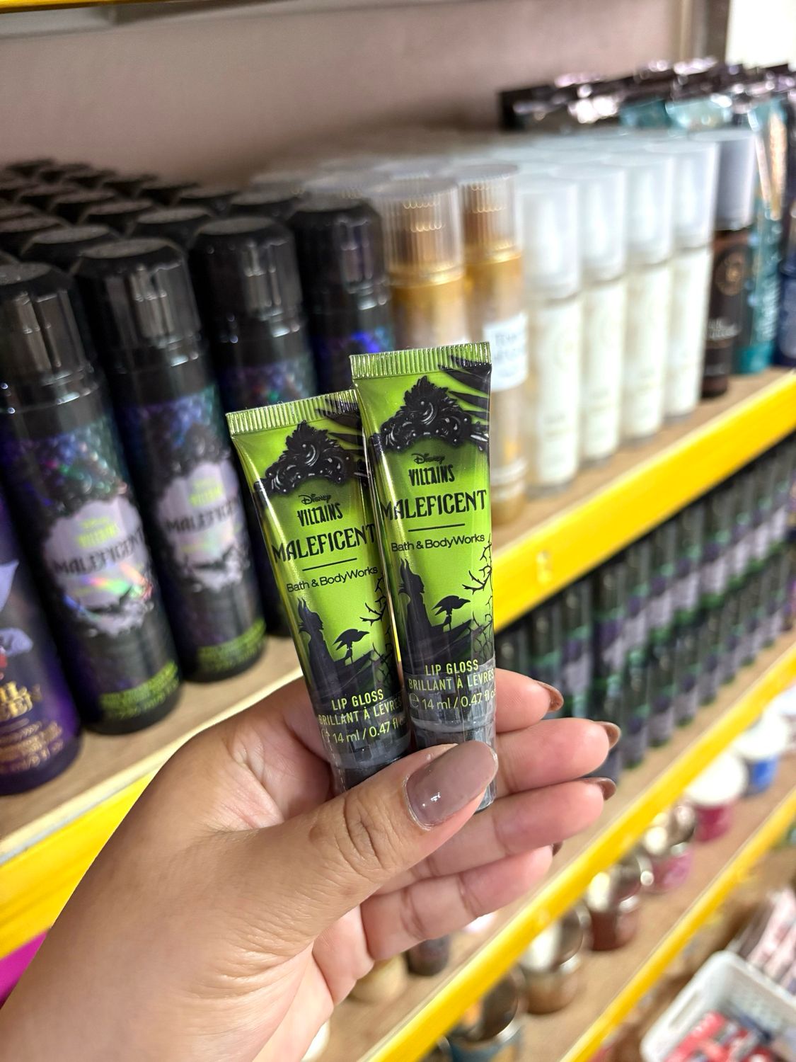 MALEFICENT LIP GLOSS ONHAND