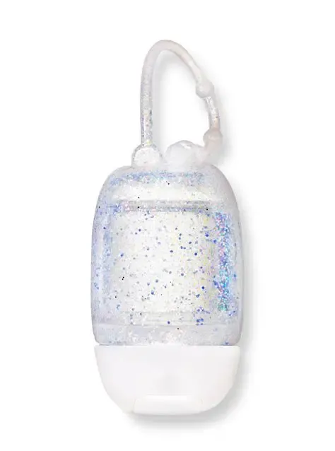 WHITE GLITTER POCKETBACS HOLDER ONHAND