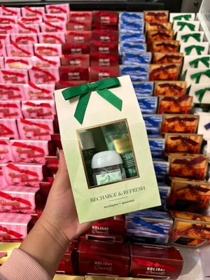 EUCALYPTUS SPEARMIN TS SET WITH PB ONHAND