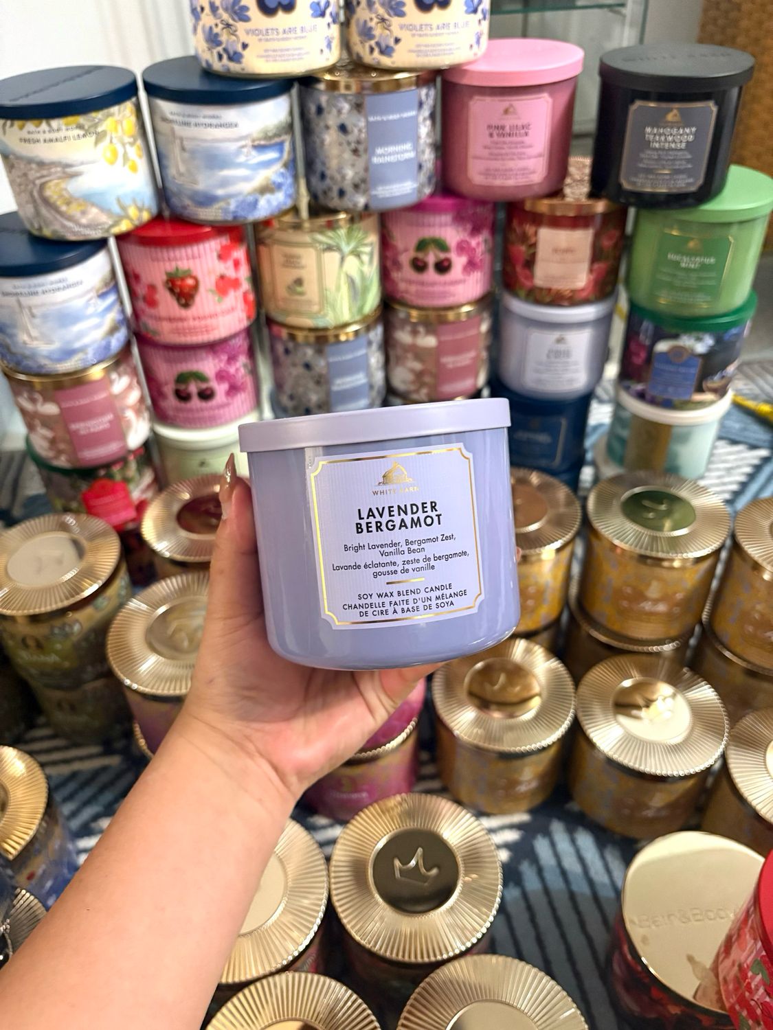 LAVANDER BERGAMOT 3WICK CANDLE INTRANSIT ETA:JULY/AUG