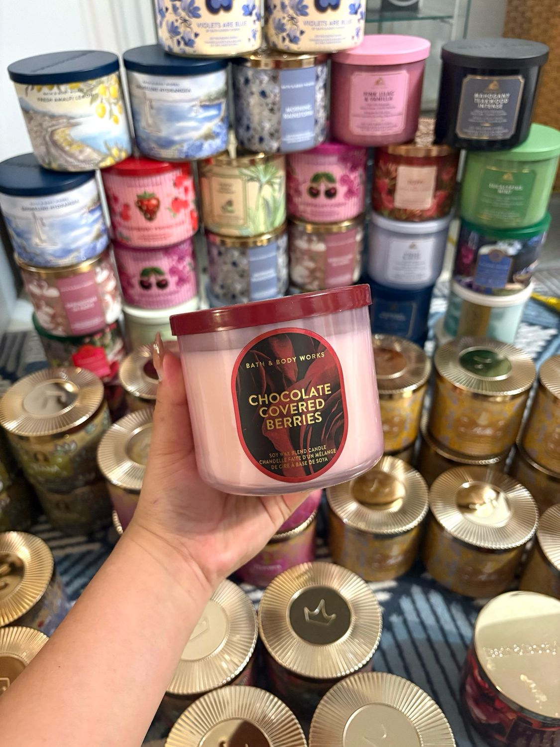 CHOCOLATE COVERED BERRIES 3WICK CANDLE INTRANSIT ETA:JULY/AUG