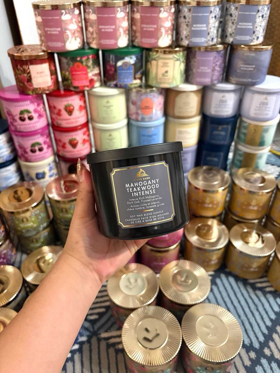 MAHOGANY TAEKWOOD INTENSE 3WICK CANDLE INTRANSIT ETA:JULY/AUG