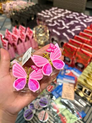BUTTERFLY PINK POCKETBAC HOLDER ONHAND