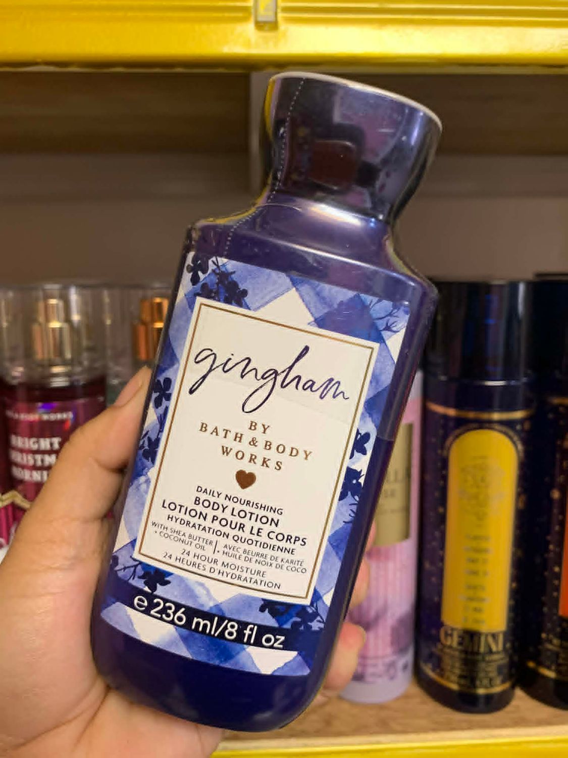 GINGHAM LOTION ONHAND