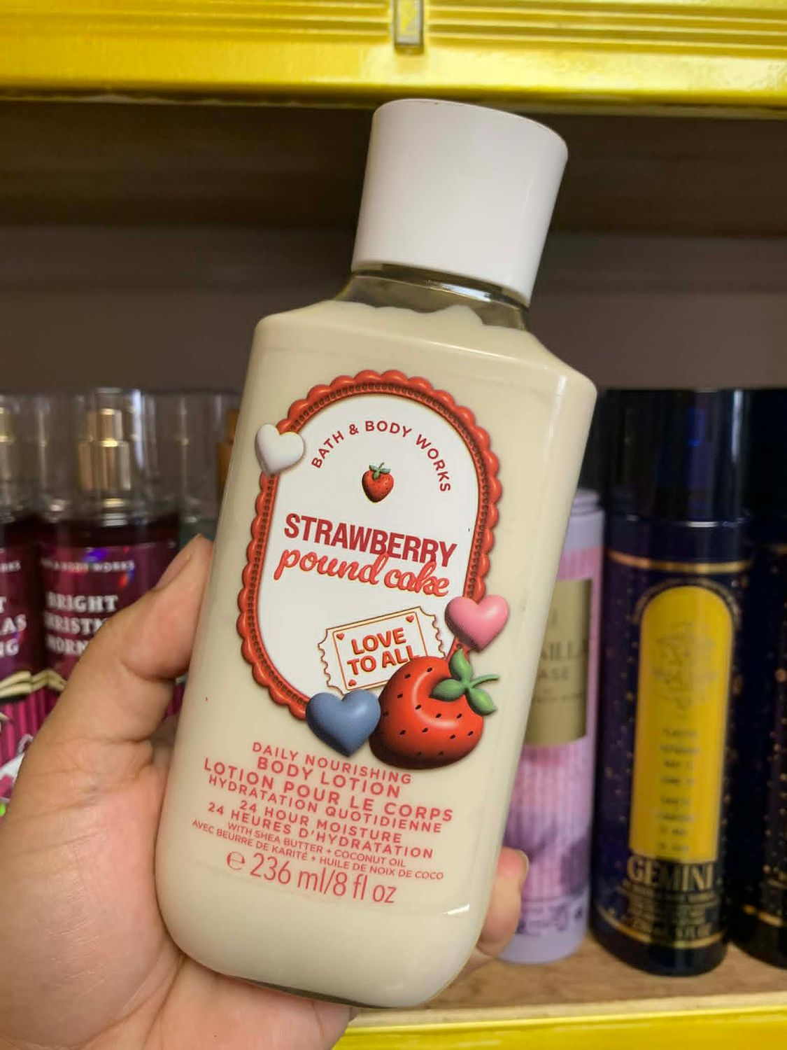 STRAWBERRY POUND CAKE LOTION ONHAND