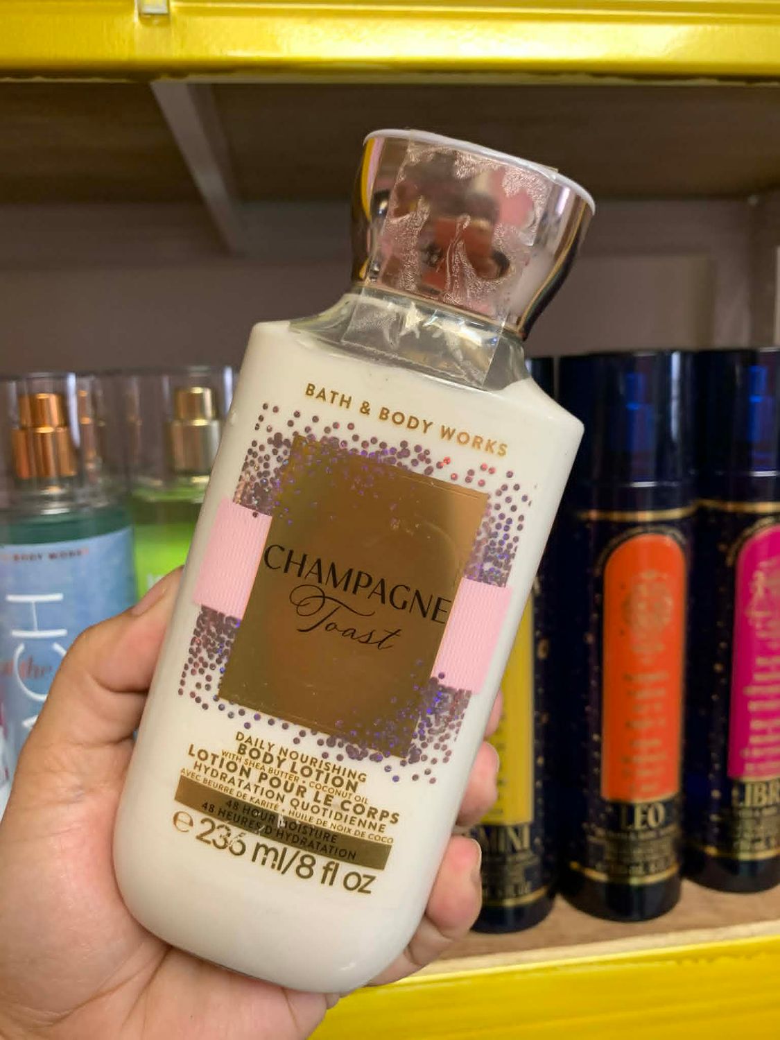 CHAMPANGE TOAST LOTION ONHAND