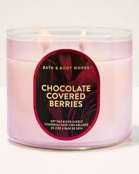 CHOCOLATE COVERED BERRIES 3 WICK ONHAND