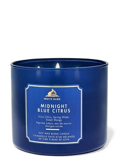 MIDNIGHT BLUE CITRUS 3 WICK CANDLE