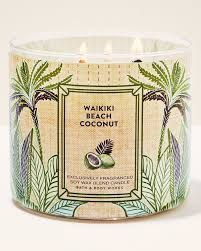 WAIKIKI BEACH COCONUT 3 WICK CANDLE ONHAND