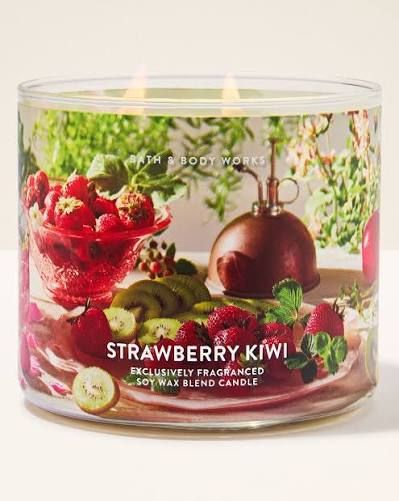 STRAWBERRY KIWI 3 WICK  CANDLE