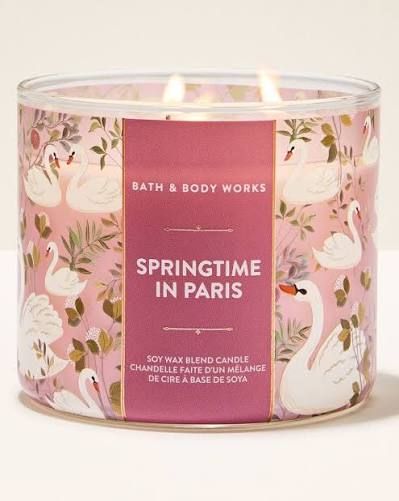 SPRINGTIME IN PARIS 3 WICK CANDLE ONHAND