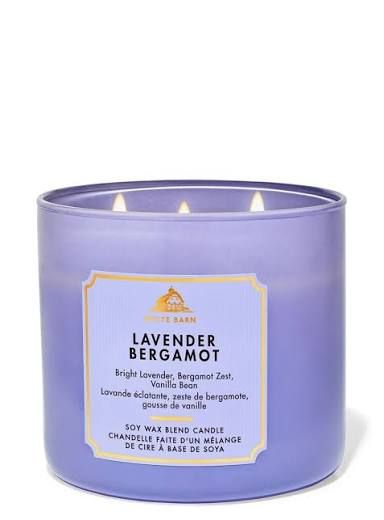 LAVANDER BERGAMOT 3 WICK CANDKE ONHAND