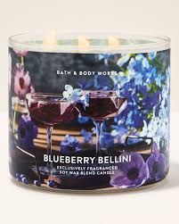 BLUEBERRY BELLINI 3 WICK CANDLE