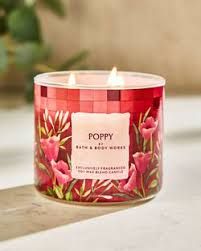 POPPY 3 WICK CANDLE ONHAND