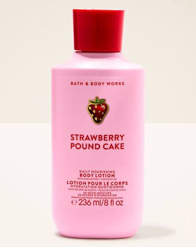 STRAWBERRY POUND CAKE LOTION  ONHAND