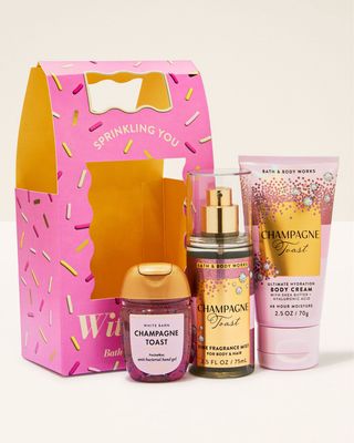 TS SET WITH PB CHAMPAGNE TOAST DEC-JAN EXTRAB25