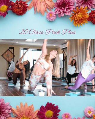 Mother&#39;s Day 20 Class Pack and 2 salt, Sauna or Sensory Lounge Sessions