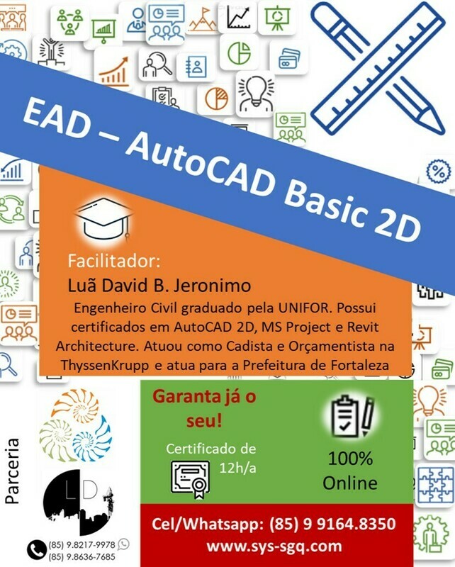 EAD - AutoCAD Basic 2D - Da Criação à Impressão