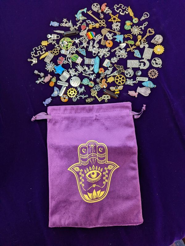 Mystery Charm Scoop in Keepsake Velvet Pouch