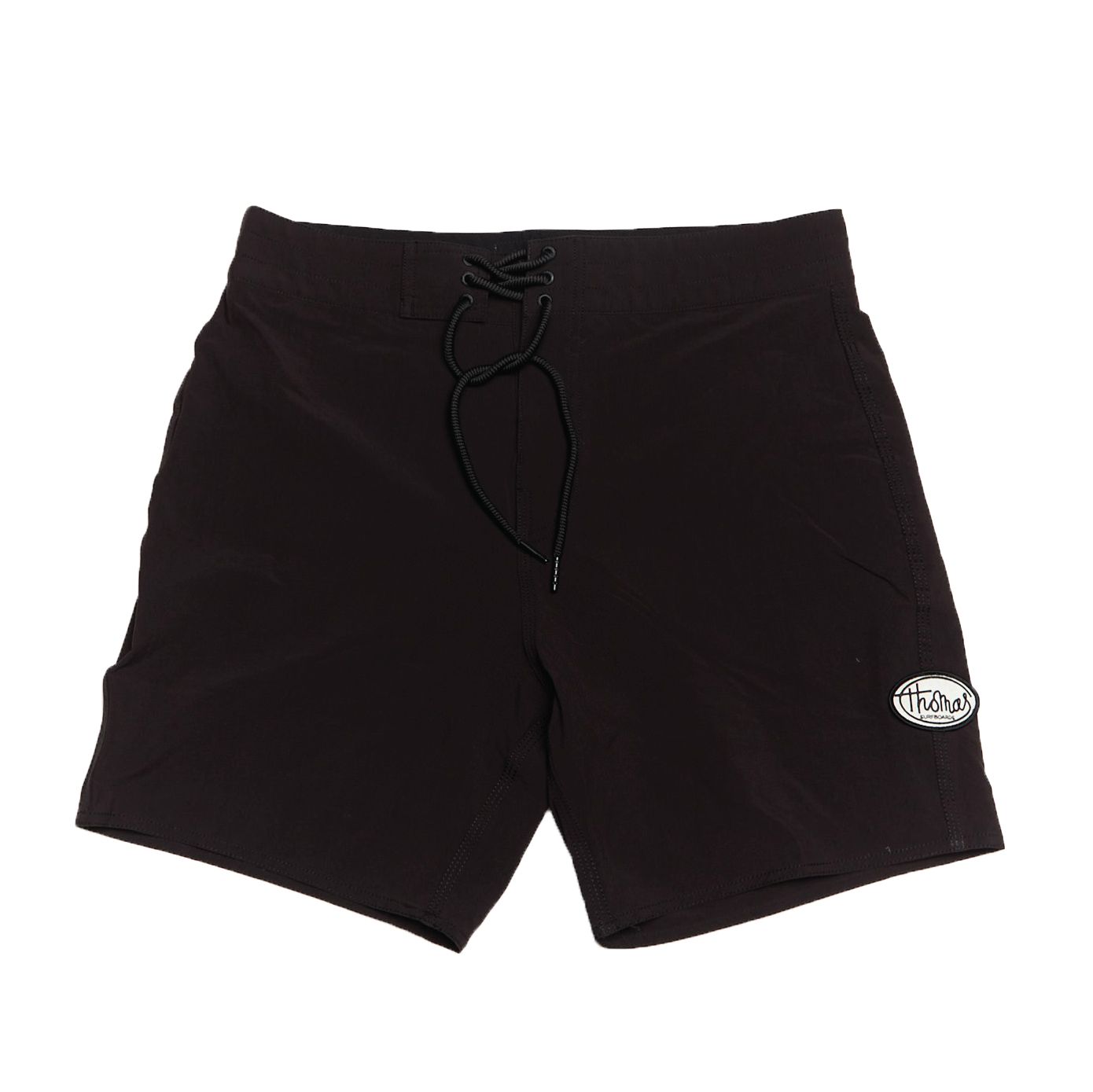 Thomas Mens Black with Black Waistband Board Short