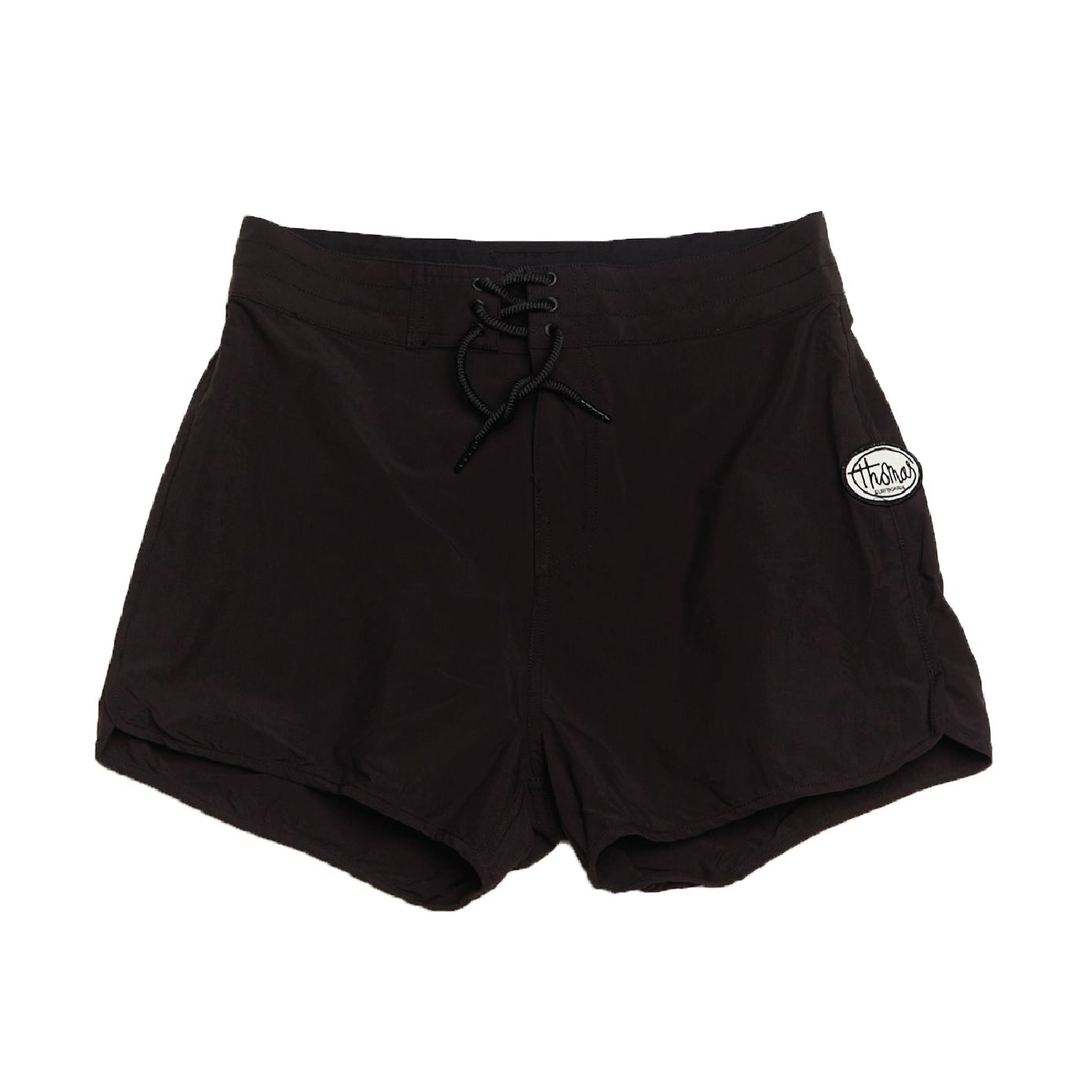 Thomas Womens Black with Black Waistband Board Short