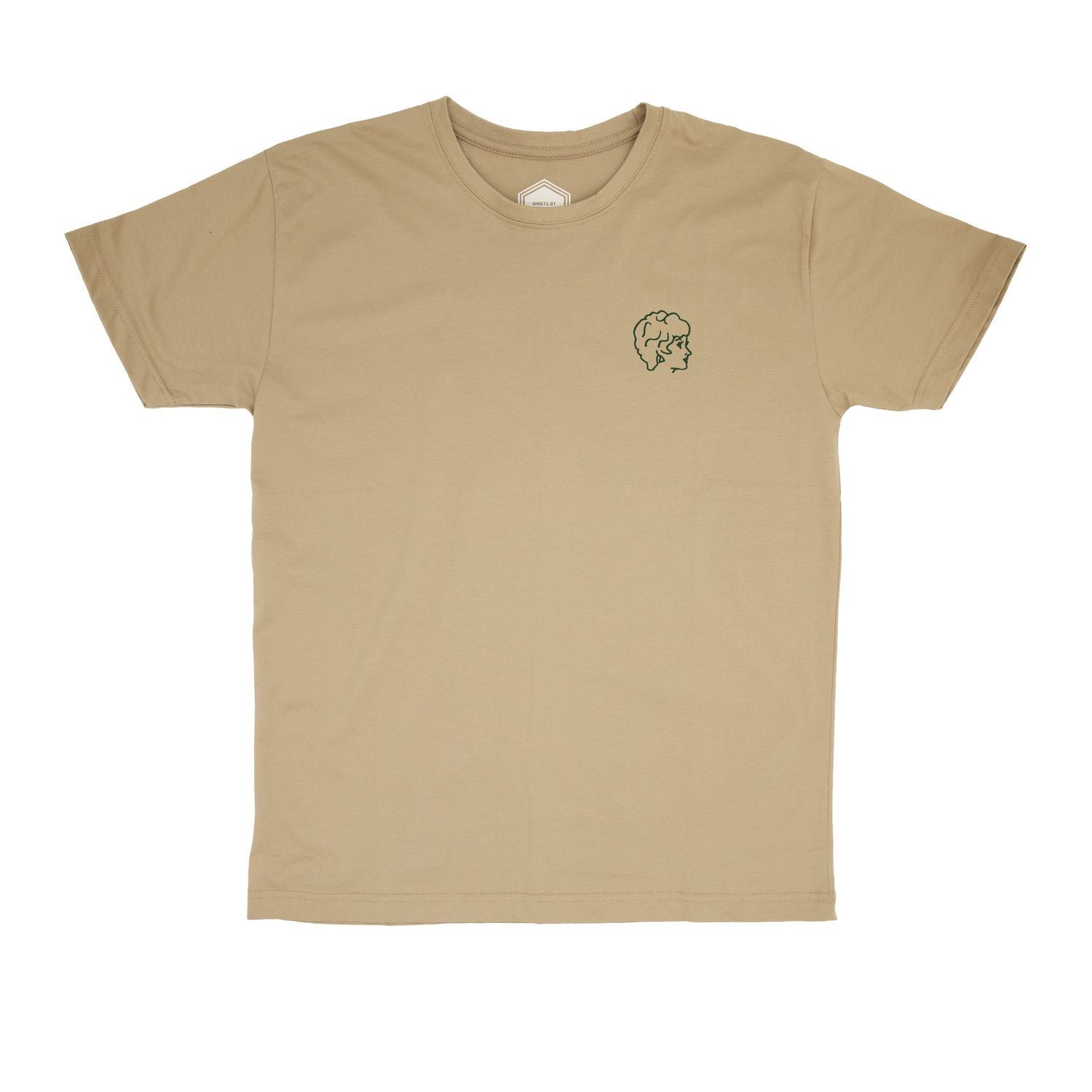Thomas Girl Head T-Shirt - Khaki