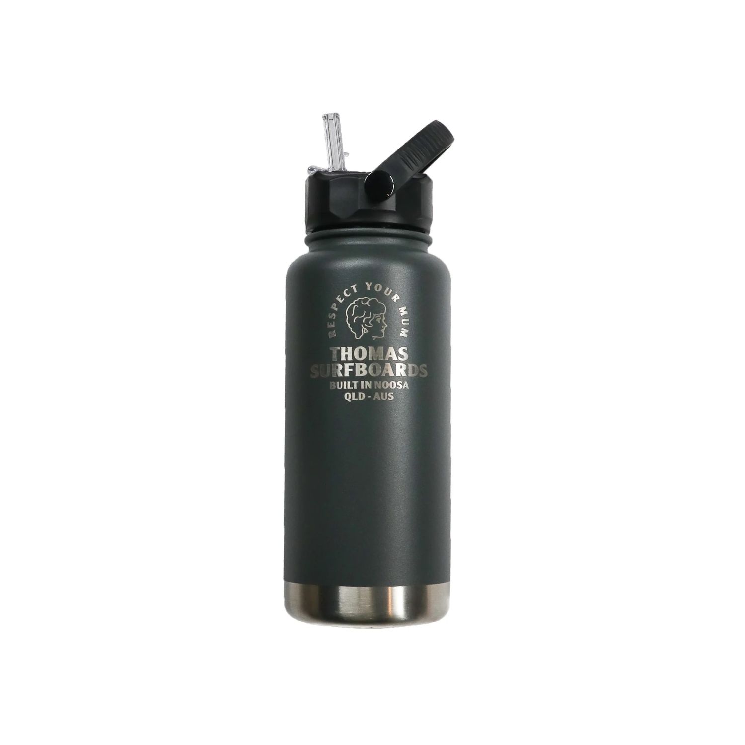 Thomas x Pargo Sports Bottle 950ml - BBQ Charcoal