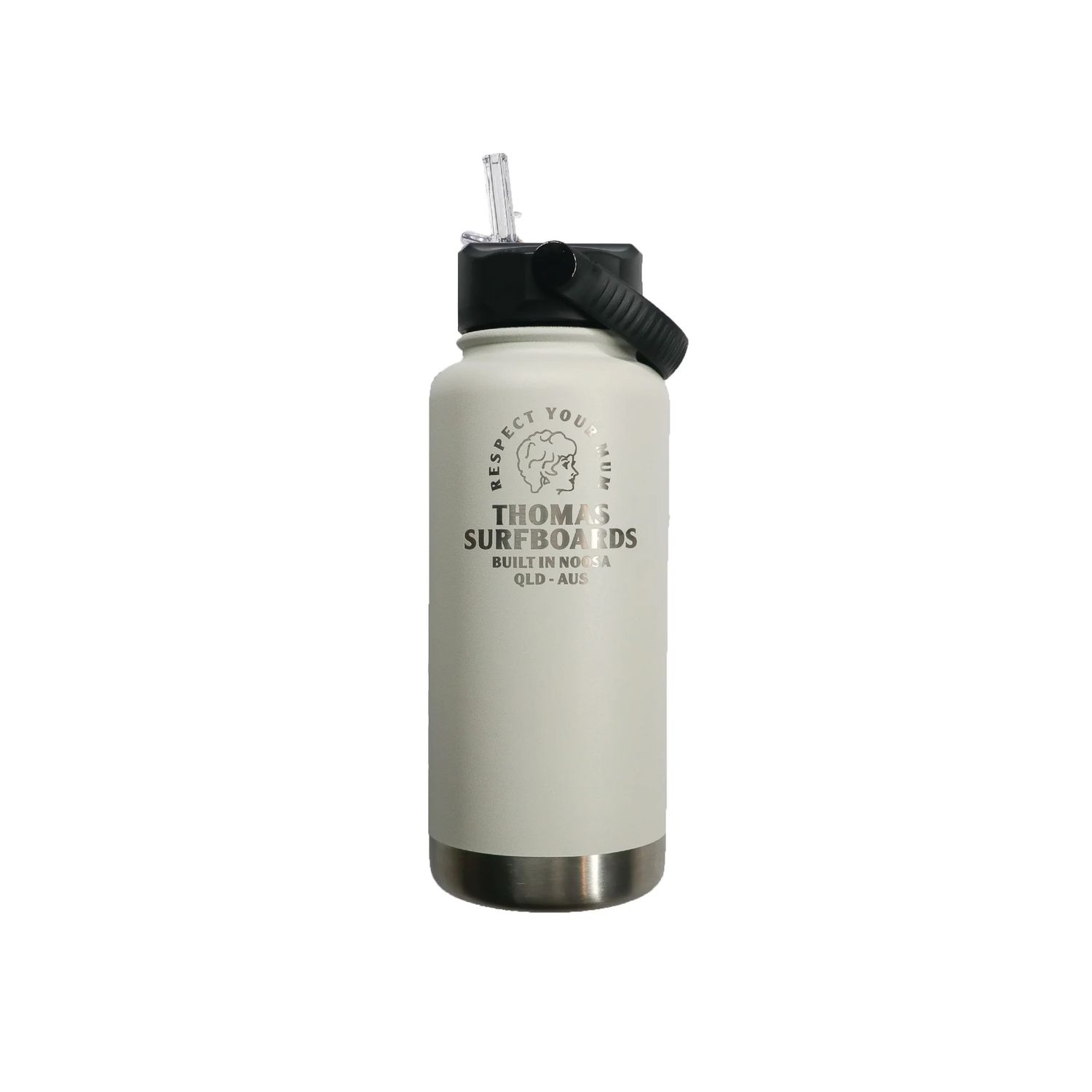 Thomas x Pargo Sports Bottle 950ml - Bone White