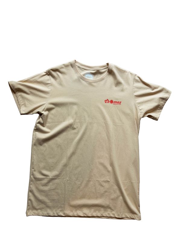 Thomas Surfboards and Shit T-Shirt (SALE) - Cream