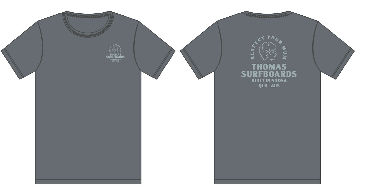 Thomas Girl Head T-Shirt - Vintage Indigo