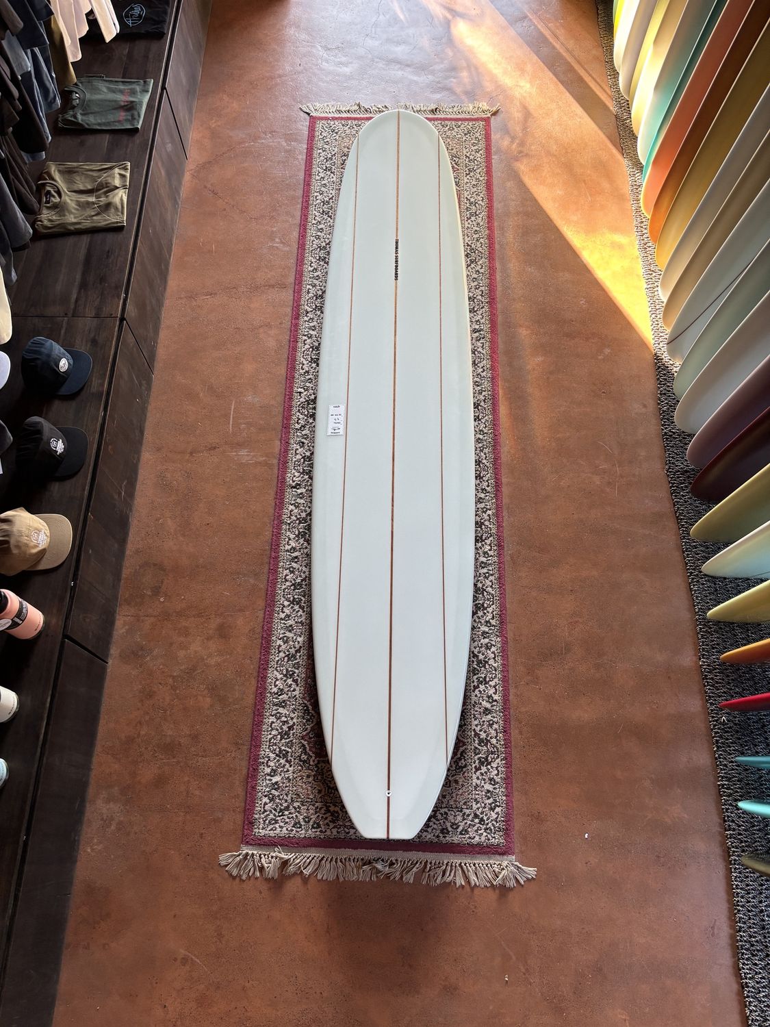 #9873 malibu 9’6 Triple Stringer Polished
