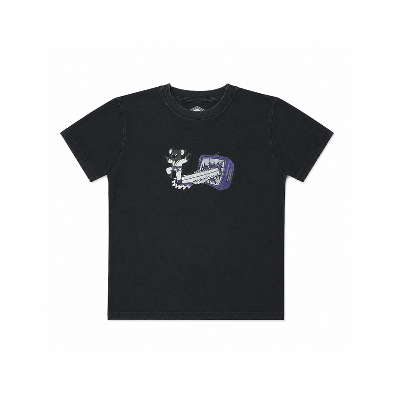 Thomas  Kids No More Screen Time T-Shirt-  Washed Grey