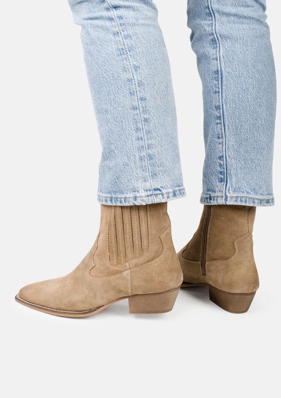 Enkellaars MOCO - Taupe