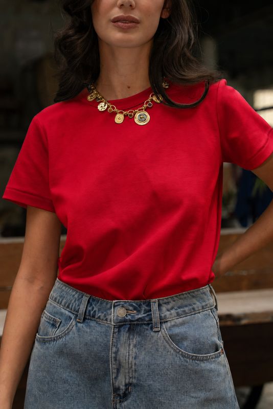 Basic T-shirt - Red
