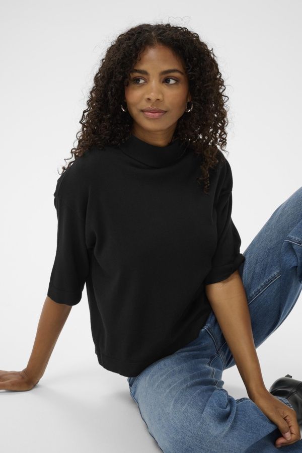 KF Lizza Turtleneck, Colour: Black, Size: XS