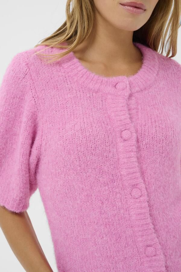 KF Emelie Cardigan, Colour: Pink, Size: XS