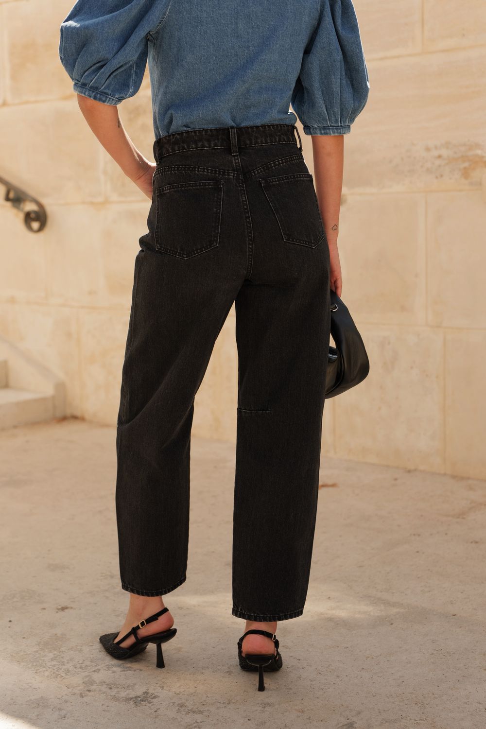 Balloon Jeans BRANDY - Dark Grey, Size: 34