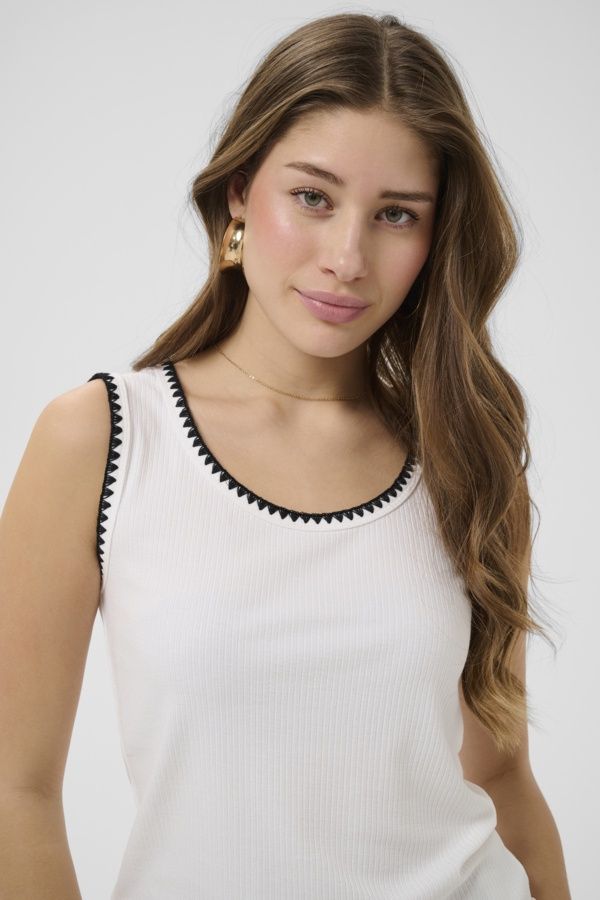 CR Ribba Top, Colour: White, Size: XS