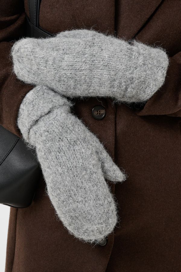 KF Gloves Kiri Knit - Light Grey