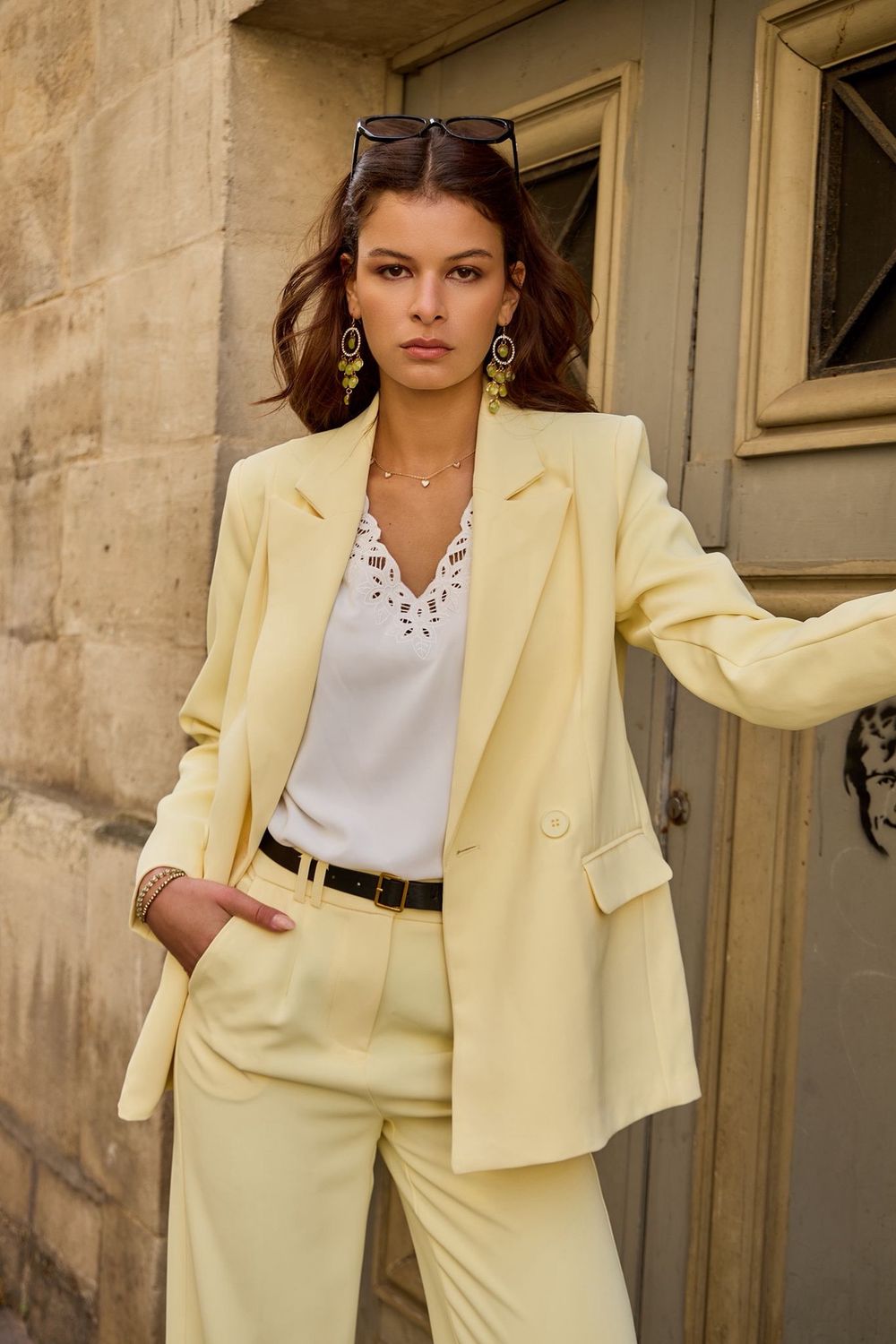 LLM Amber Blazer, Colour: Yellow, Size: S